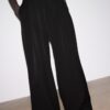 Pantalones de corte ancho con pinzas Pantalones de corte ancho con pinzas