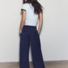 Pantalones de corte ancho con pinzas Pantalones de corte ancho con pinzas