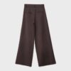 Pantalones de corte ancho con pinzas Pantalones de corte ancho con pinzas