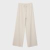 Pantalones de corte recto con efecto arrugado Pantalones de corte recto con efecto arrugado