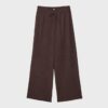 Pantalones de corte recto con efecto arrugado Pantalones de corte recto con efecto arrugado