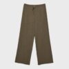 Pantalones de corte recto con efecto arrugado Pantalones de corte recto con efecto arrugado