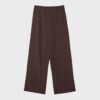 Pantalones de corte recto con efecto arrugado Pantalones de corte recto con efecto arrugado