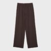 Pantalones de corte recto con efecto lino Pantalones de corte recto con efecto lino