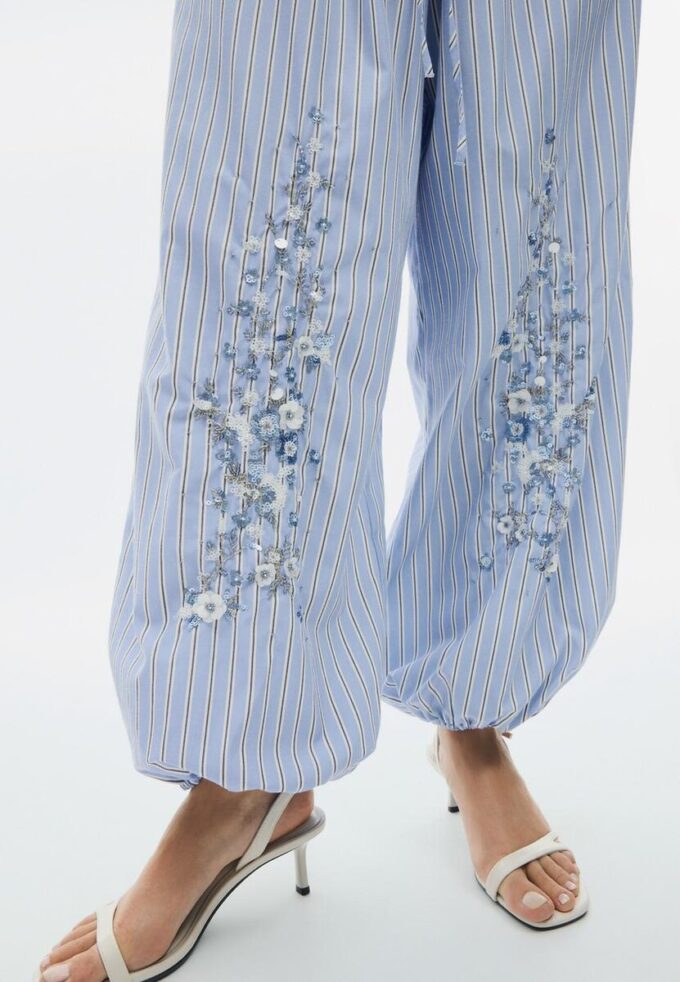 Pantalones de globo bordados Pantalones de globo bordados