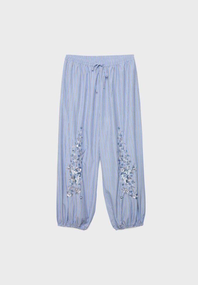 Pantalones de globo bordados Pantalones de globo bordados