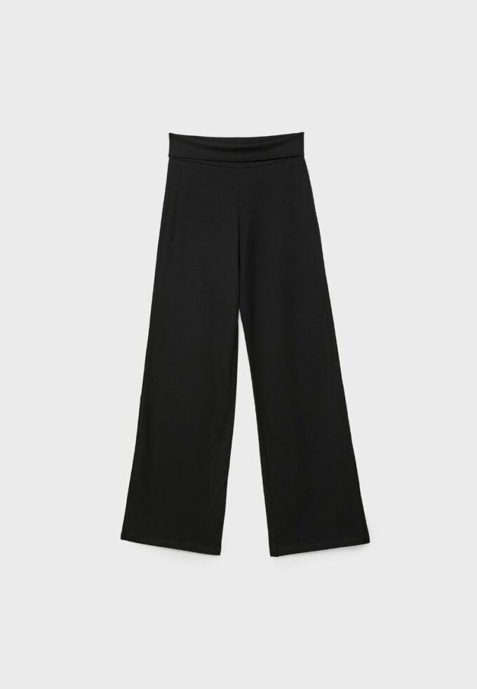 Pantalones de malla con cintura plegable Pantalones de malla con cintura plegable