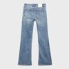 Pantalones de mezclilla de tiro bajo con bajo acampanado Pantalones de mezclilla de tiro bajo con bajo acampanado