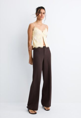 Pantalones de pierna ancha