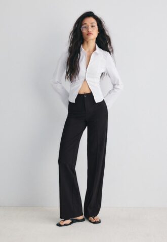 Pantalones de pierna ancha
