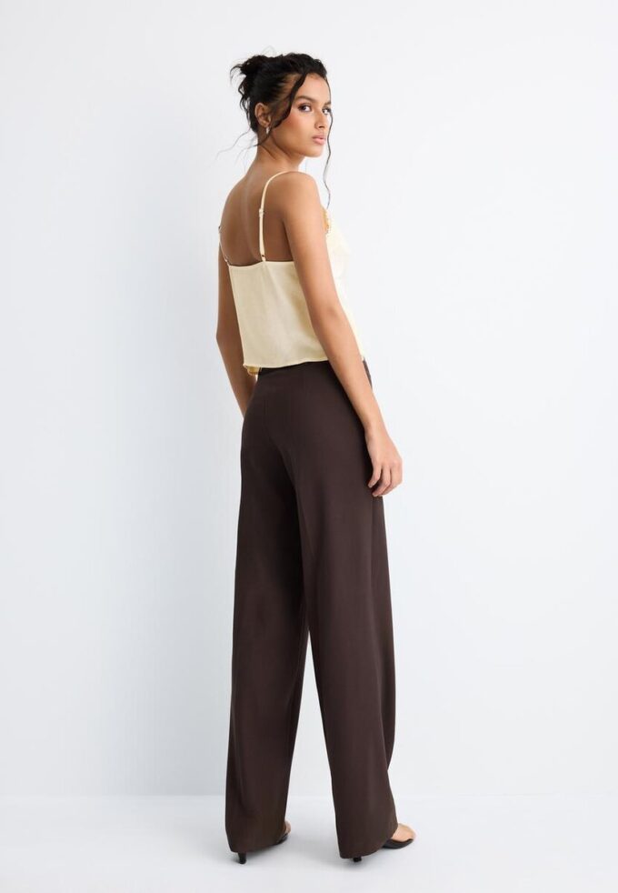 Pantalones de pierna ancha Pantalones de pierna ancha