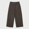 Pantalones de popelín de corte acampanado con topes Pantalones de popelín de corte acampanado con topes