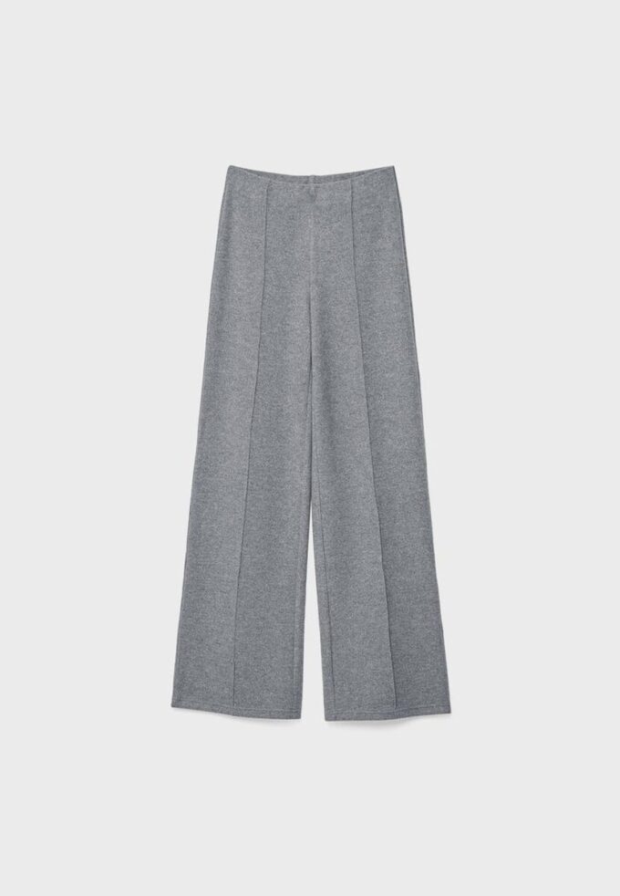Pantalones de punto con detalle de costura
