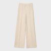 Pantalones de punto con detalle de costura Pantalones de punto con detalle de costura