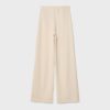 Pantalones de punto con detalle de costura Pantalones de punto con detalle de costura