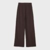 Pantalones de punto con detalle de costura Pantalones de punto con detalle de costura