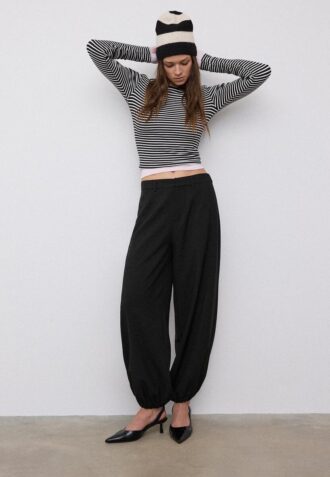 Pantalones de vestido tipo globo