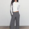 Pantalones de vestir con cinturilla Pantalones de vestir con cinturilla