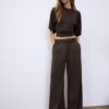 Pantalones de vestir de tacto suave Pantalones de vestir de tacto suave
