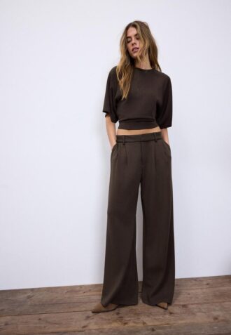 Pantalones de vestir de tacto suave