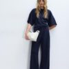 Pantalones de vestir de tacto suave Pantalones de vestir de tacto suave