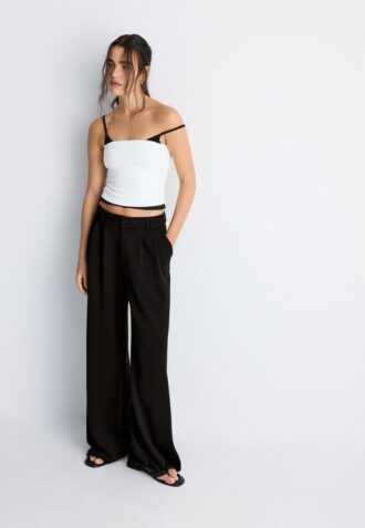 Pantalones de vestir de tacto suave
