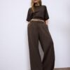 Pantalones de vestir de tacto suave Pantalones de vestir de tacto suave