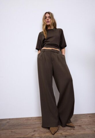 Pantalones de vestir de tacto suave