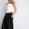 Pantalones de vestir de tacto suave Pantalones de vestir de tacto suave