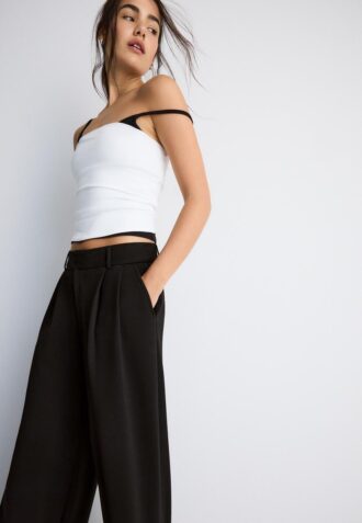 Pantalones de vestir de tacto suave