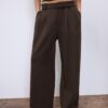 Pantalones de vestir de tacto suave Pantalones de vestir de tacto suave