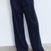 Pantalones de vestir de tacto suave Pantalones de vestir de tacto suave