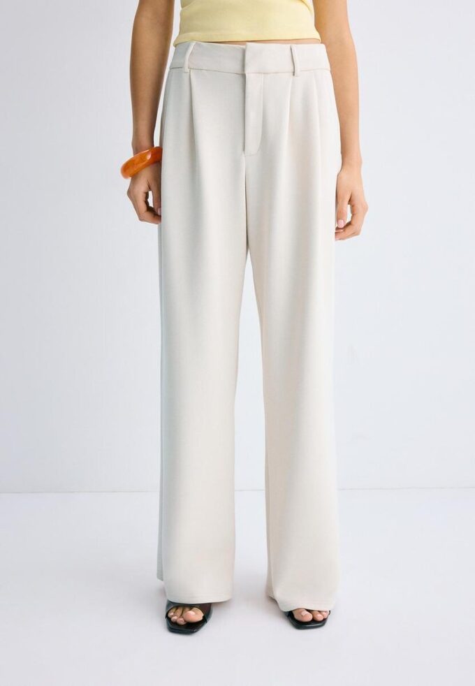 Pantalones de vestir de tacto suave Pantalones de vestir de tacto suave