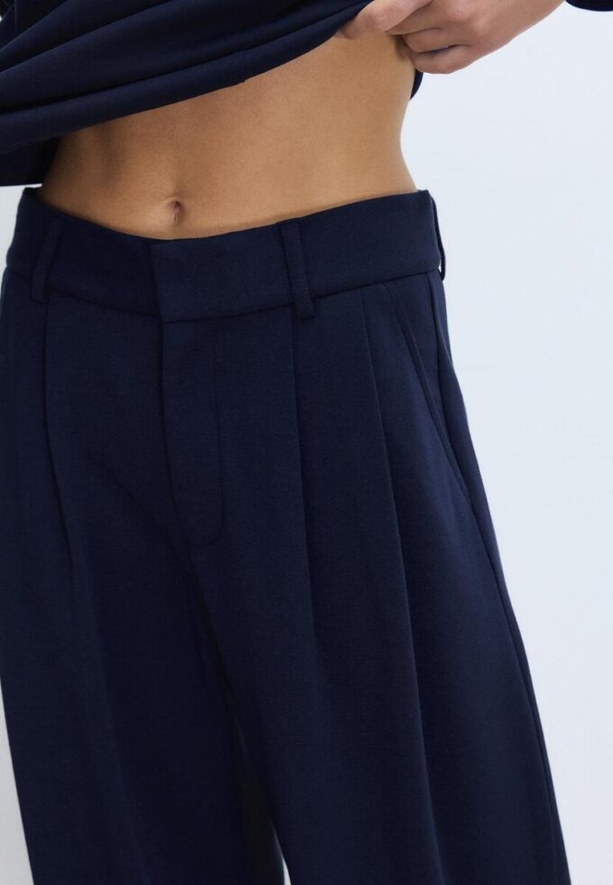 Pantalones de vestir de tacto suave Pantalones de vestir de tacto suave
