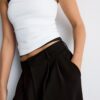 Pantalones de vestir de tacto suave Pantalones de vestir de tacto suave