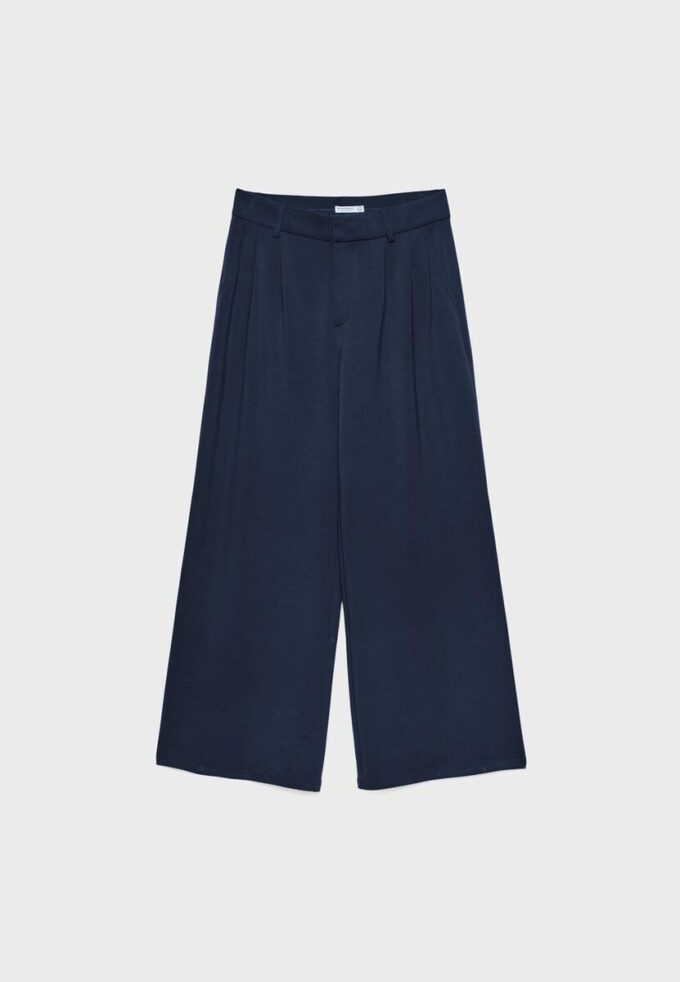 Pantalones de vestir de tacto suave Pantalones de vestir de tacto suave