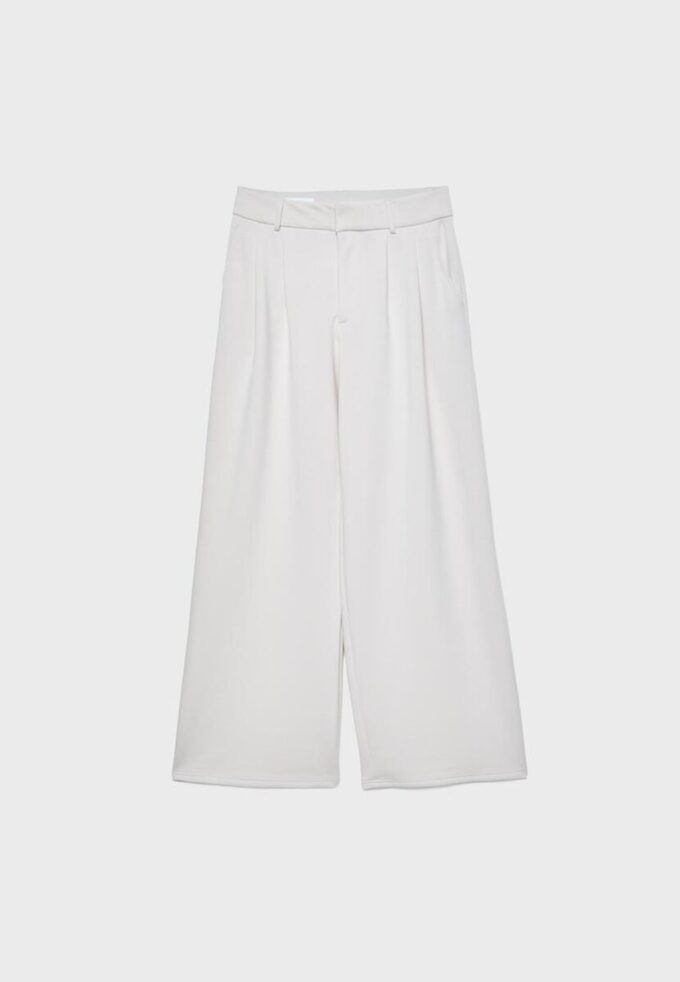 Pantalones de vestir de tacto suave Pantalones de vestir de tacto suave