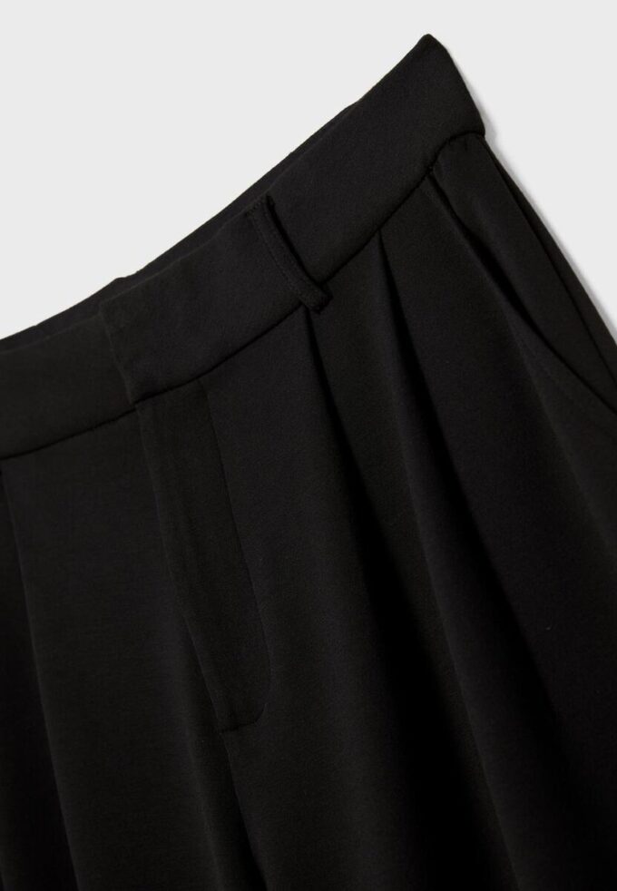 Pantalones de vestir de tacto suave Pantalones de vestir de tacto suave
