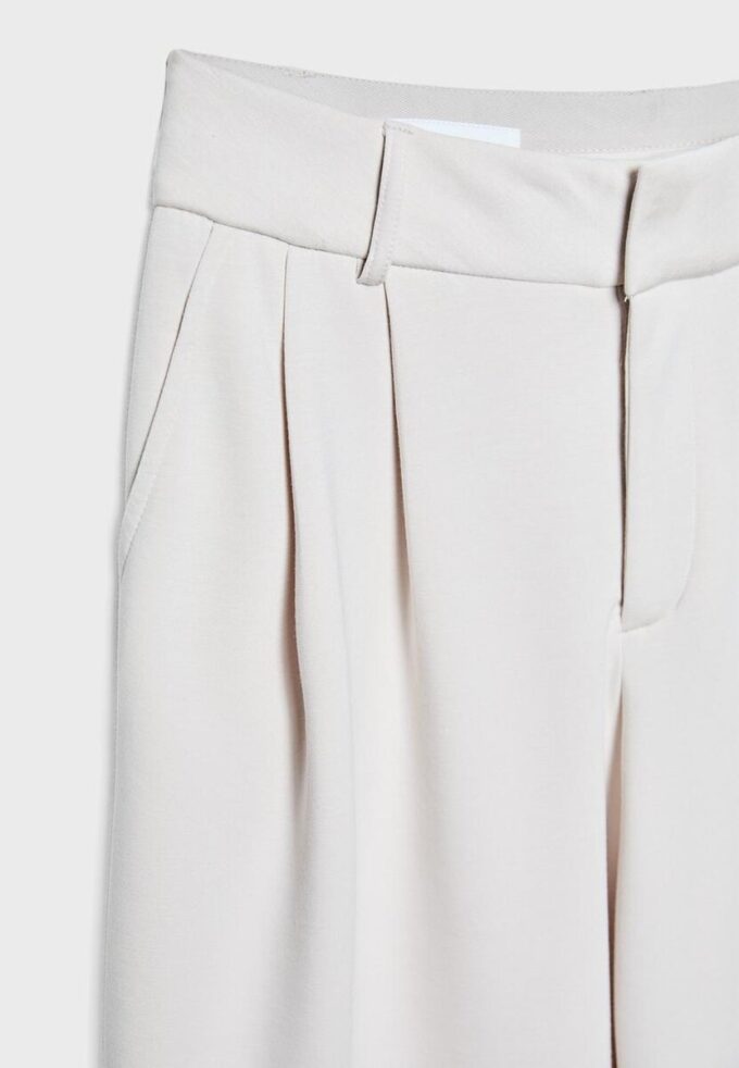 Pantalones de vestir de tacto suave Pantalones de vestir de tacto suave