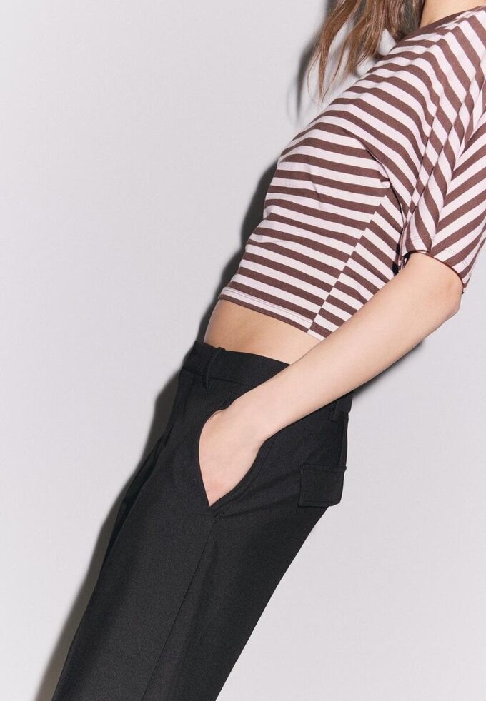 Pantalones elegantes con bolsillos Pantalones elegantes con bolsillos
