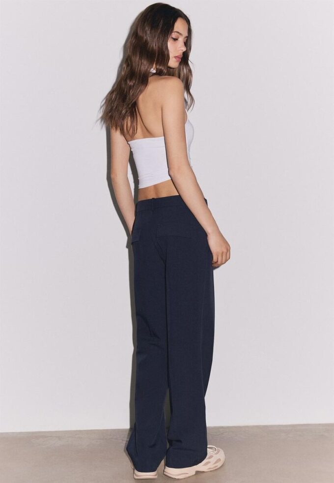 Pantalones elegantes con bolsillos Pantalones elegantes con bolsillos