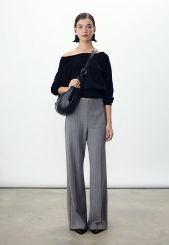 Pantalones elegantes de corte holgado