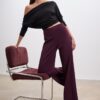 Pantalones elegantes de corte holgado Pantalones elegantes de corte holgado