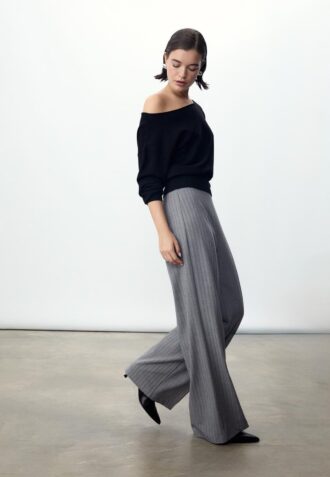 Pantalones elegantes de corte holgado