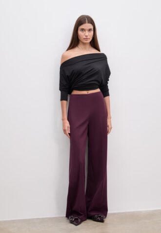 Pantalones elegantes de corte holgado