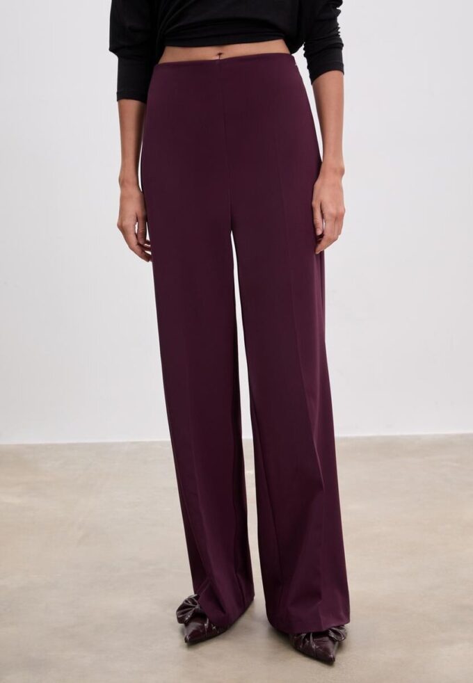 Pantalones elegantes de corte holgado Pantalones elegantes de corte holgado