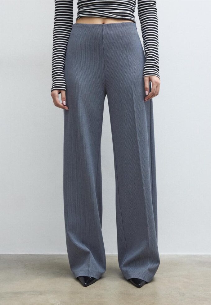 Pantalones elegantes de corte holgado Pantalones elegantes de corte holgado