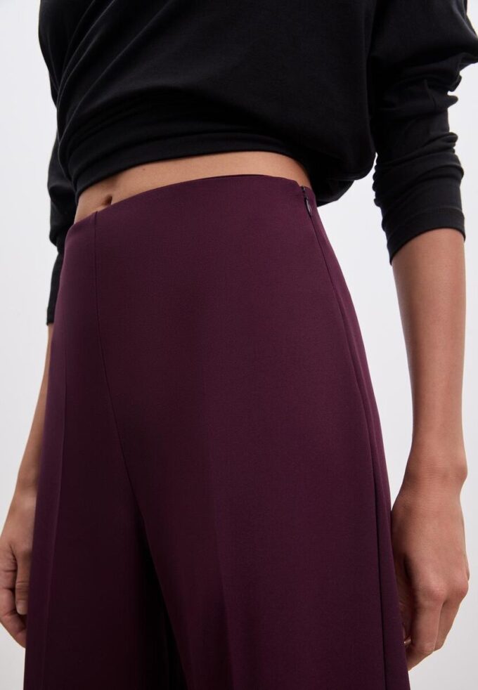 Pantalones elegantes de corte holgado Pantalones elegantes de corte holgado