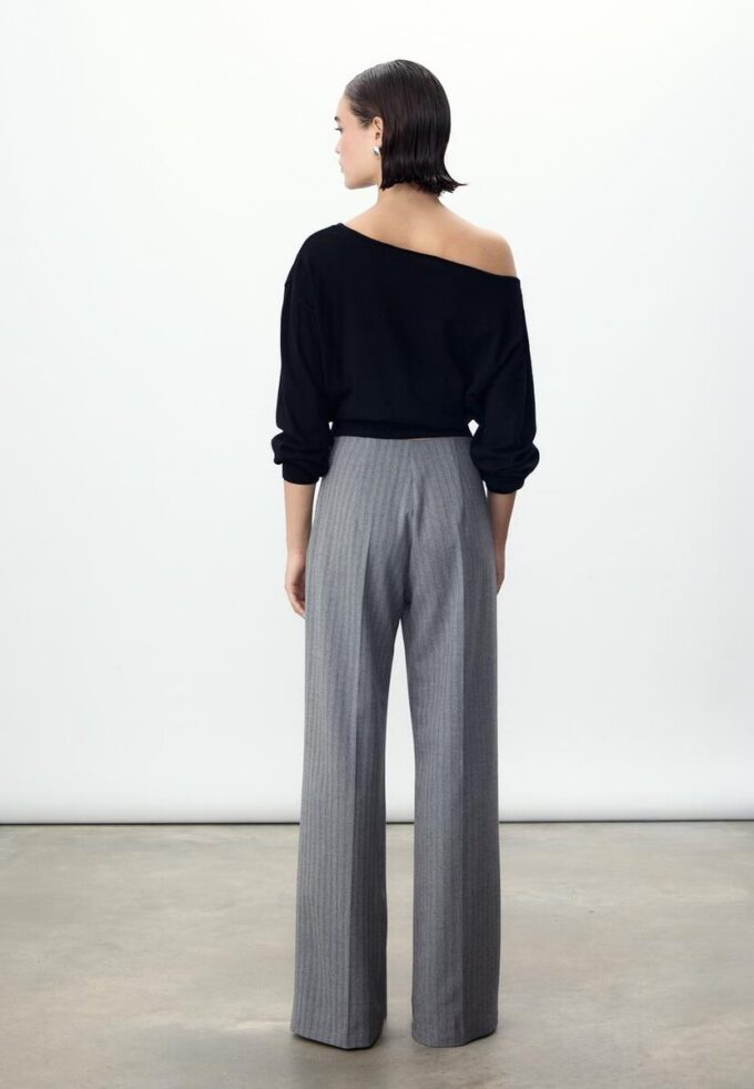 Pantalones elegantes de corte holgado Pantalones elegantes de corte holgado