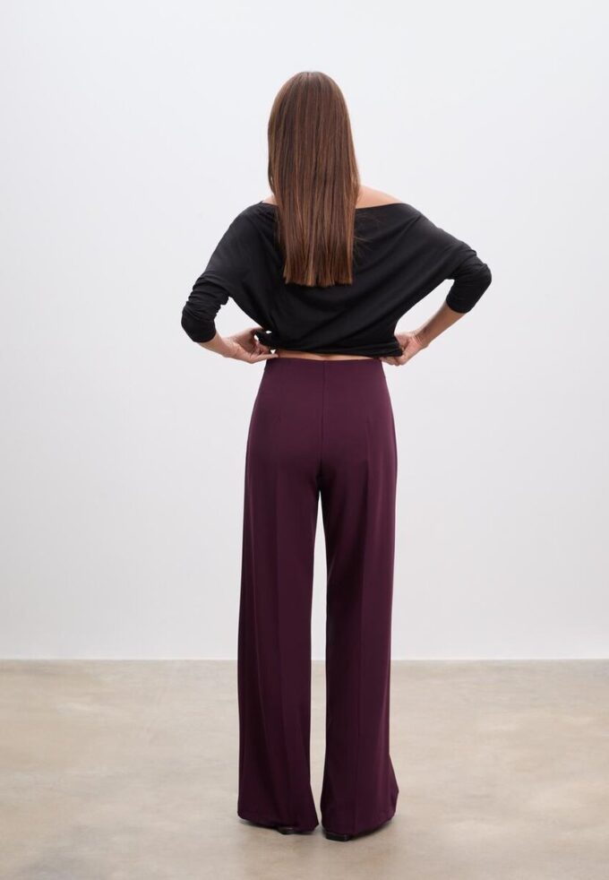 Pantalones elegantes de corte holgado Pantalones elegantes de corte holgado